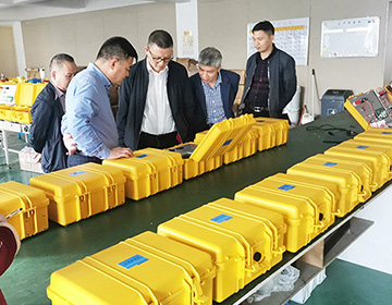 溫州市科技局黨委副書記、副局長朱勇敏一行走訪科暢調(diào)研工作的新聞圖片